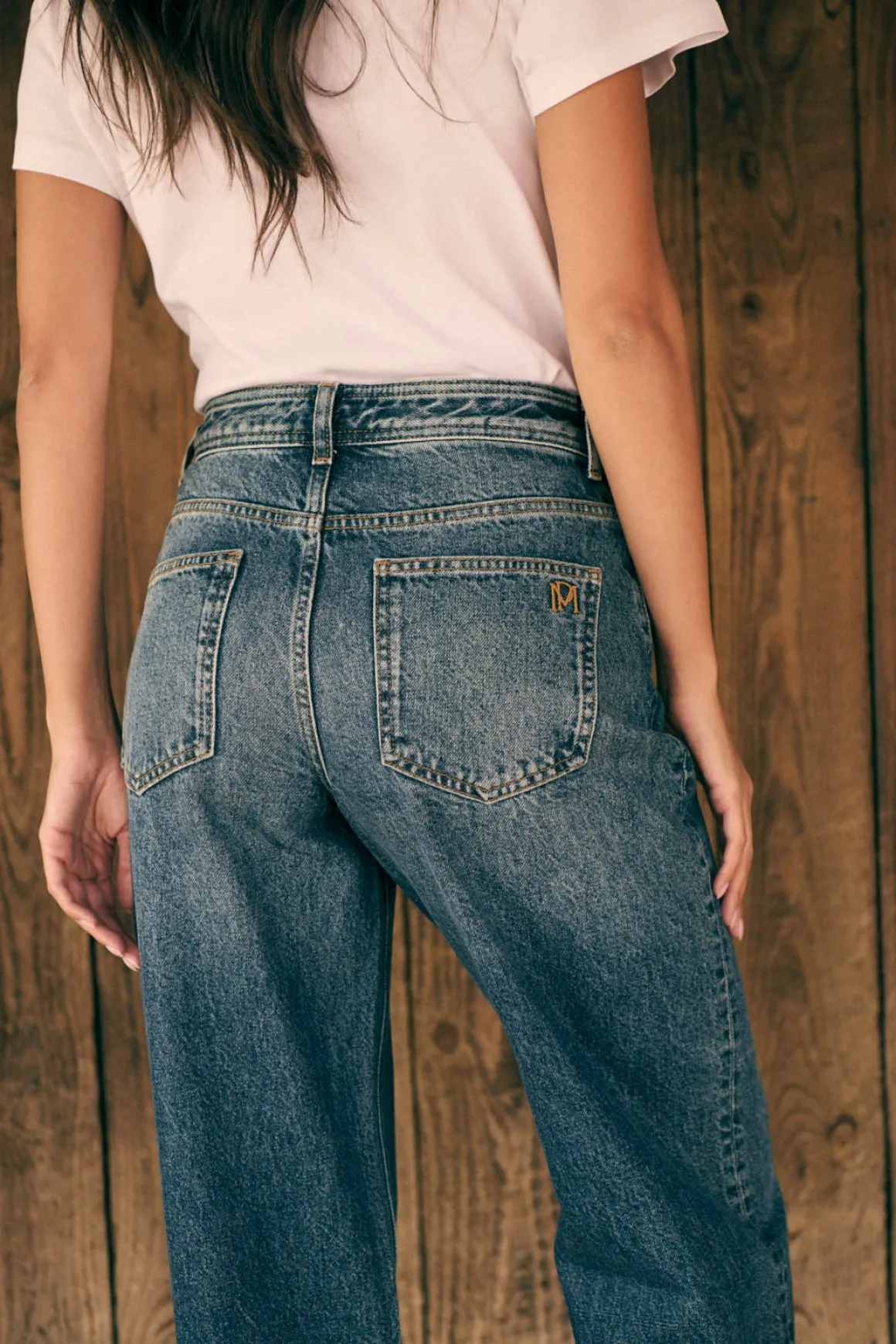 Jean wide Prune