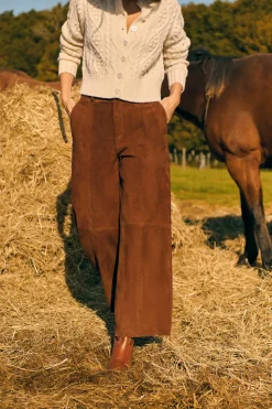Pantalon en daim Lucas
