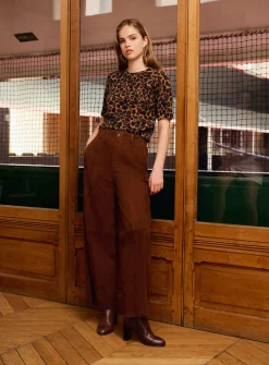 Pantalon en daim Lucas
