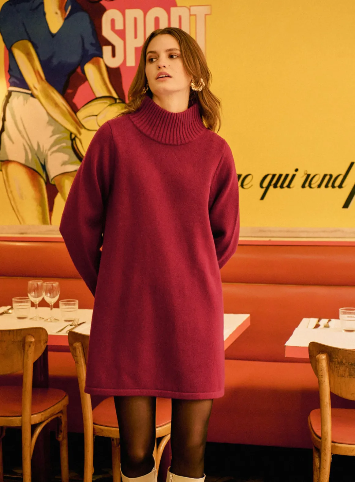 Robe en maille Roxane