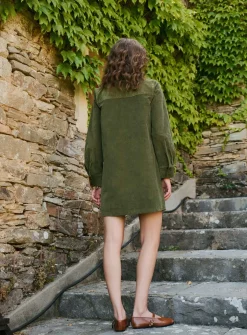 Robe en velours Lise