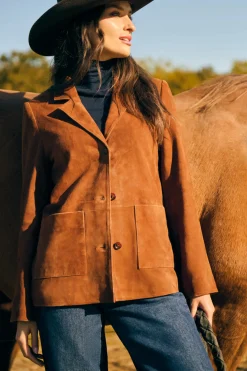 Veste en daim Gabriel